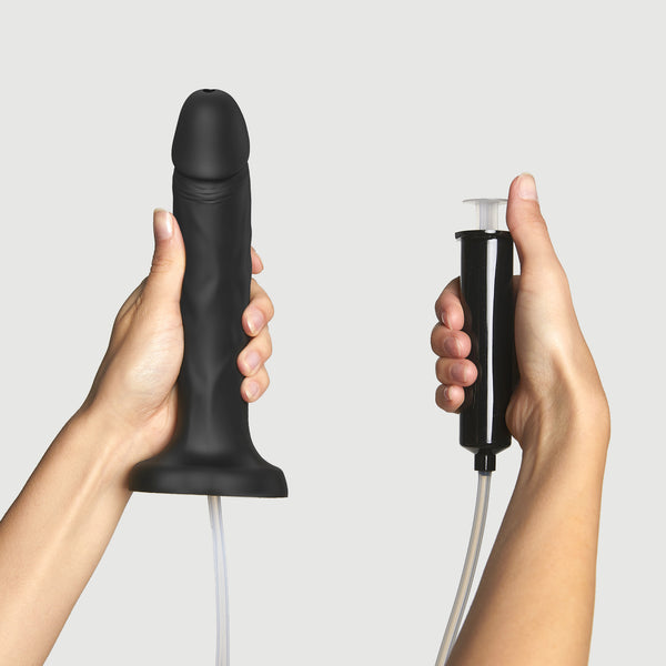Dildo Éjaculateur Réaliste Couleur Noir