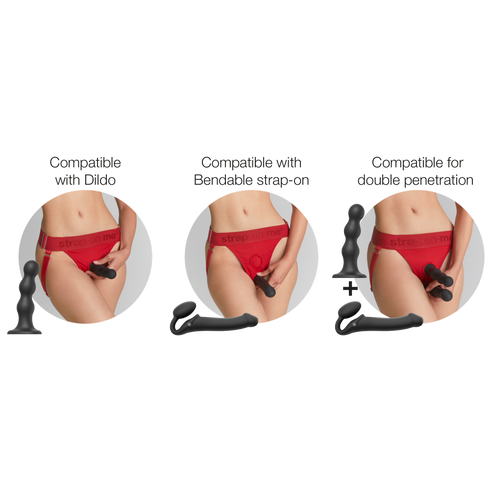 Harnais Lingerie Unique Couleur Rouge