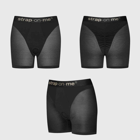 Harnais Lingerie Halo - Noir - strap-on-me®