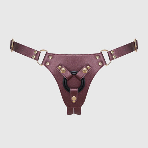 Harnais Similicuir Generous Couleur Aubergine métallique