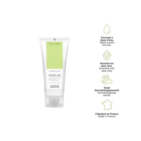 Lubrifiant à base d'eau - Mixgiss Addict - vert agrume