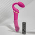 Strap-on Multi Orgasm Télécommandé 3 moteurs - Télécommande rechargeable - Fuschia
