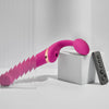 Strap-on Multi Orgasm Télécommandé 3 moteurs - Télécommande rechargeable - Fuschia