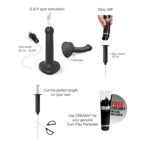 Dildo Éjaculateur Couleur Noir