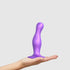 Dildo Plug Anal Curvy Couleur Violet Métallique