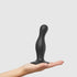 Dildo Plug Anal Curvy Couleur Noir