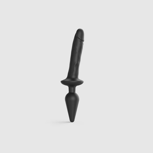 Switch Plug-In Dildo Réaliste Couleur Noir