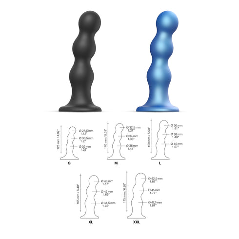 Dildo Plug Balls Couleur Noir