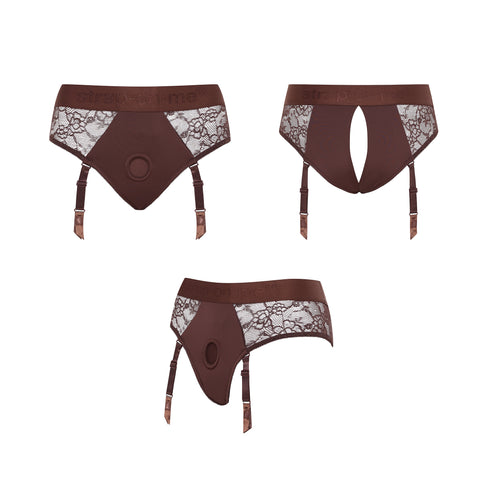 Harnais Lingerie Diva Couleur Chocolat