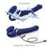 Strap-on Multi Orgasm Télécommandé 3 moteurs Couleur Bleu