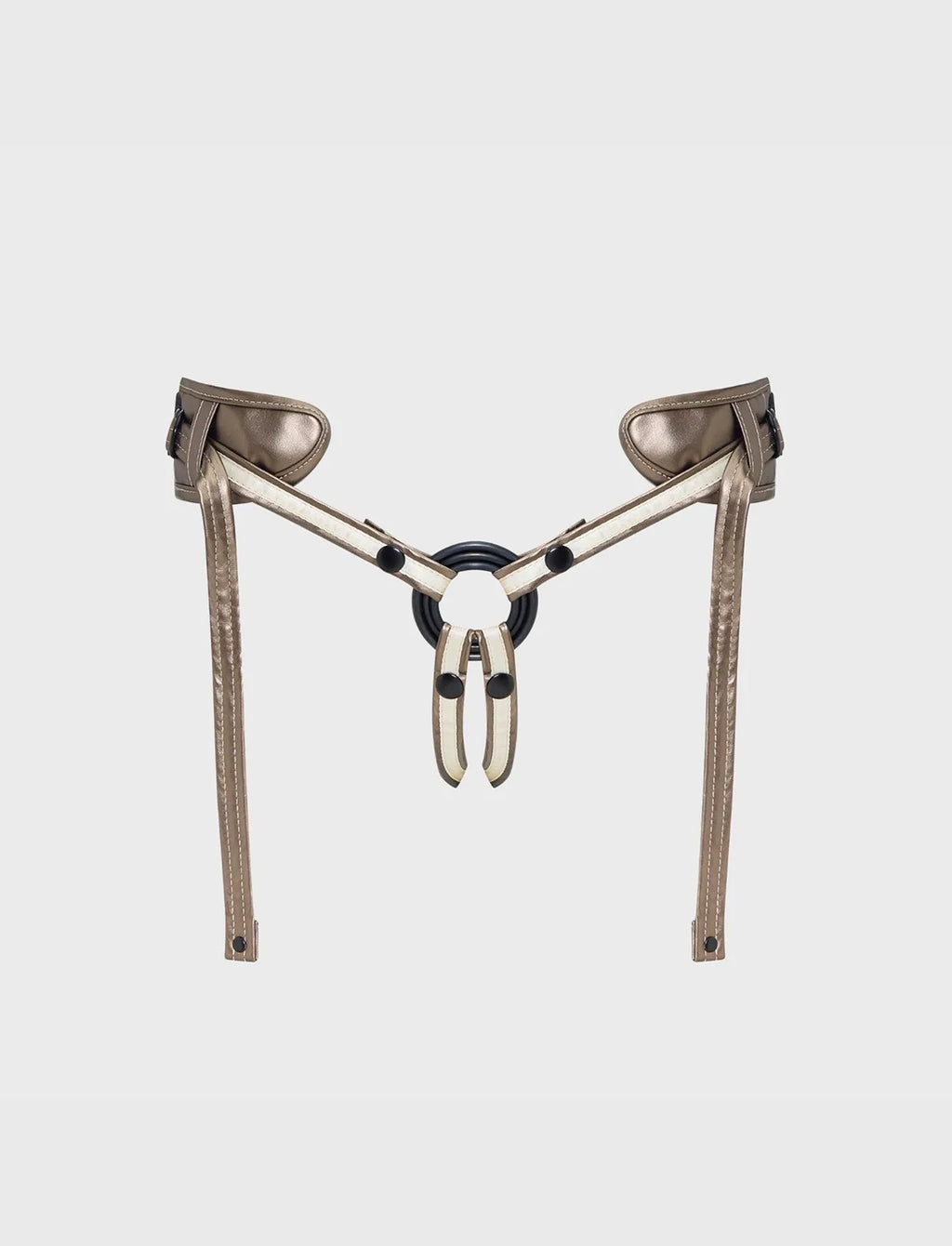 Harnais Similicuir Desirous Golden Bronze Taille Unique strap-on-me