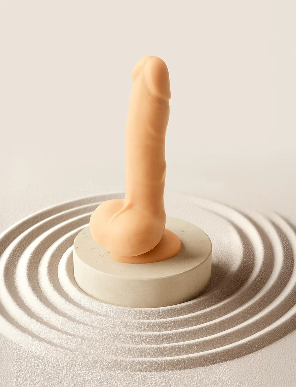 Dildo Réaliste Rotatif & Vibrant - Vanille - strap-on-me®
