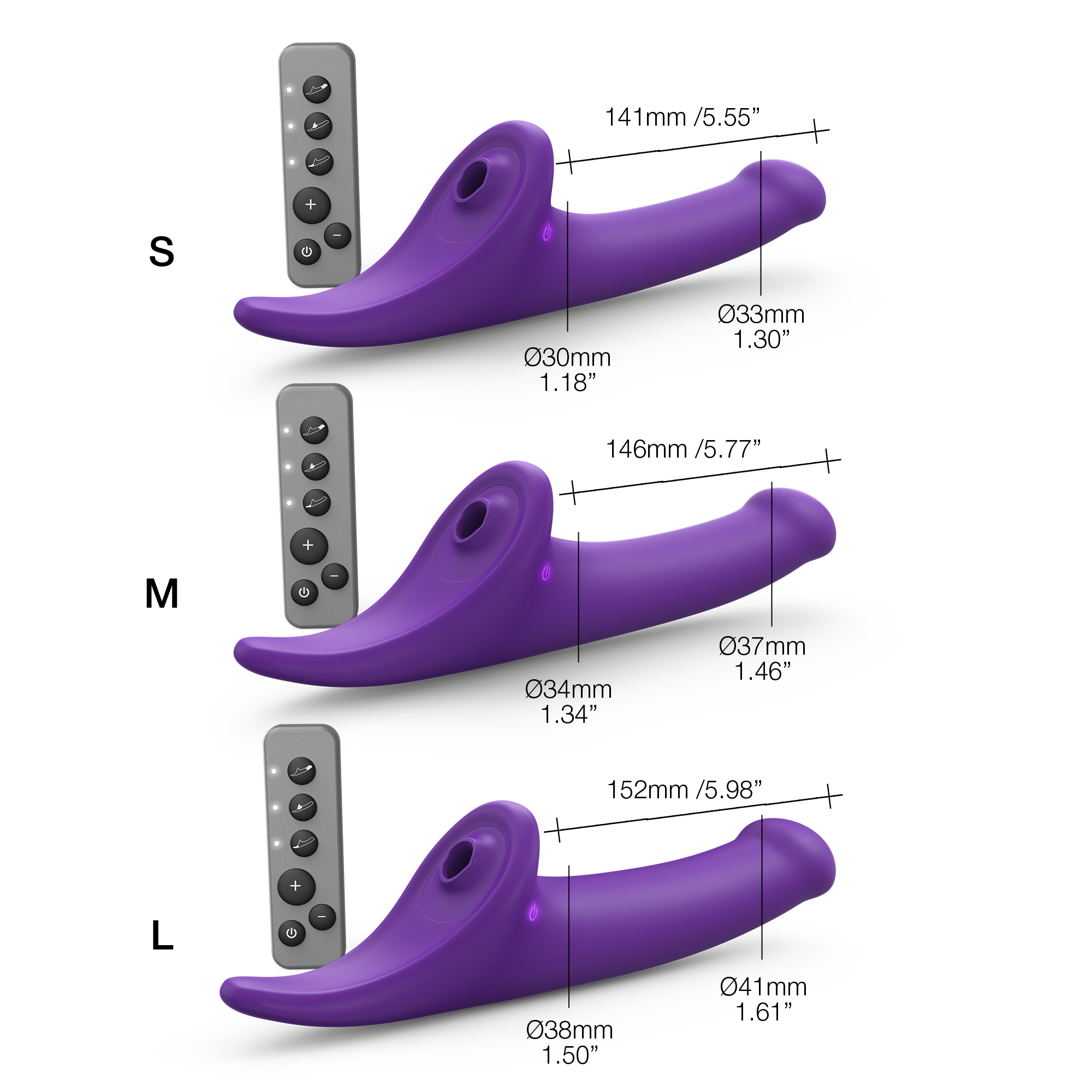 Dildo multi-orgasmo semi-realistico - Telecomando