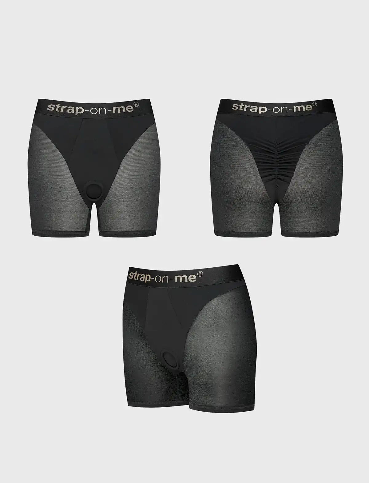 Harnais Lingerie Halo Noir Taille du XS au XL