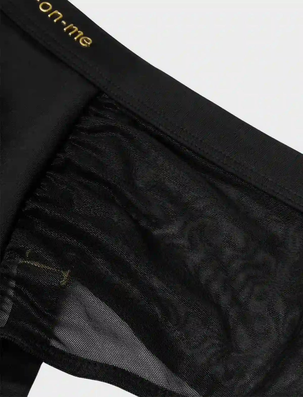 Arnés lencería Idylle negro con liguero – strap-on-me
