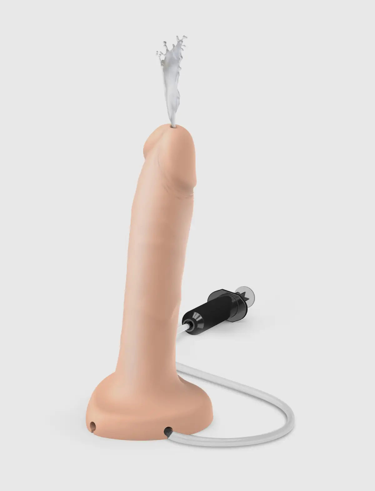 Dildo éjaculateur réaliste vanille – effet naturel et stimulation intense, compatible strap-on-me