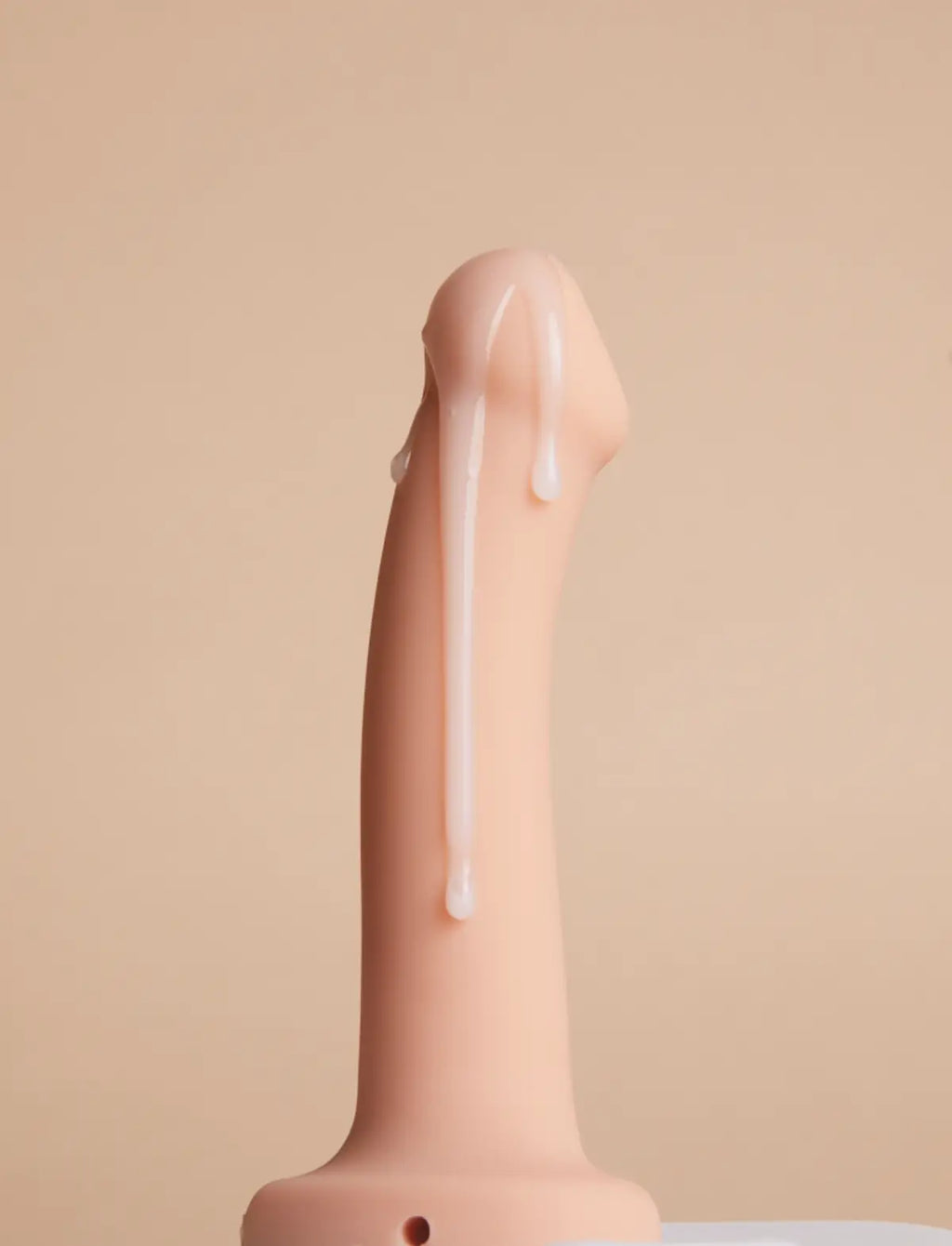 dildo eyaculador vainilla – estimulación realista y efecto natural, compatible strap-on-me