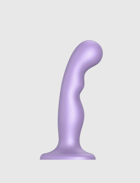 dildo hybrid collection anal plug P & G spot metallic lilac – targeted stimulation and intense sensations, compatible strap-on-me