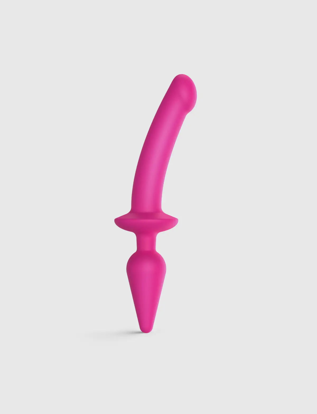Dildo hybride collection switch plug-in fuchsia – stimulation polyvalente et sensations intenses, compatible strap-on-me