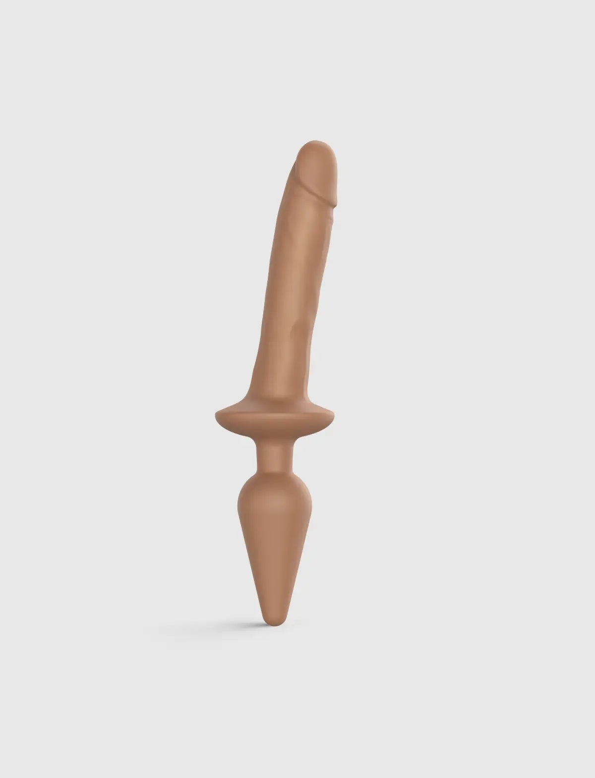 Dildo hybride collection switch plug-in réaliste caramel – stimulation polyvalente et sensations naturelles, compatible strap-on-me