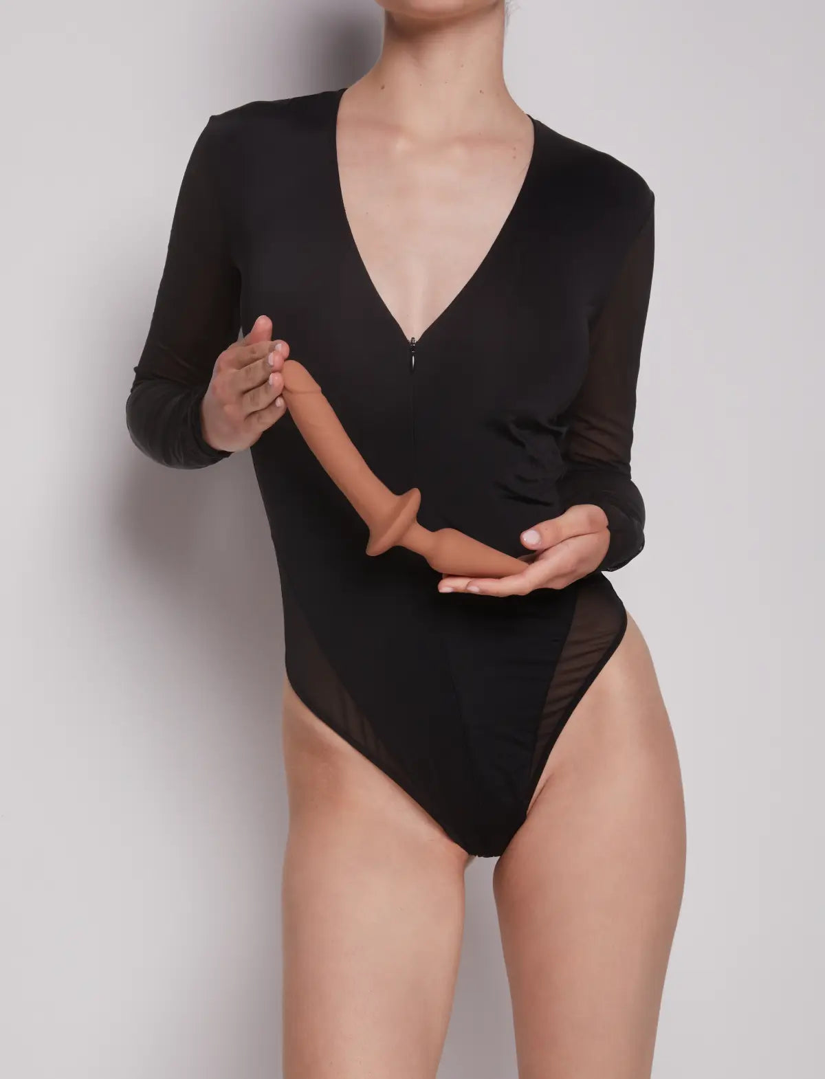 Dildo hybride collection switch plug-in réaliste caramel – stimulation polyvalente et sensations naturelles, compatible strap-on-me