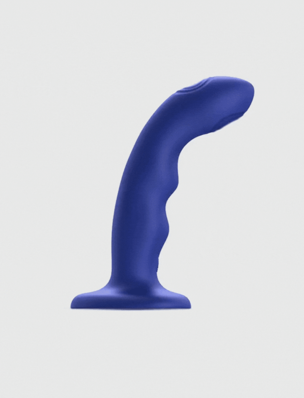 Dildo vibrant tapping wave bleu – stimulation rythmée et sensations intenses, compatible strap-on-me