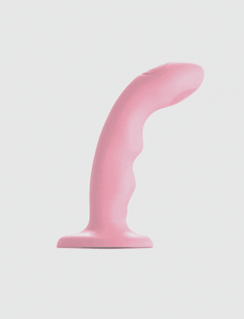 dildo vibrante tapping wave coral – estimulación rítmica y sensaciones intensas, compatible con strap-on-me
