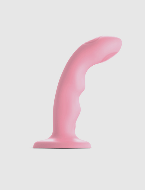dildo vibrante tapping wave coral – estimulación rítmica y sensaciones intensas, compatible con strap-on-me