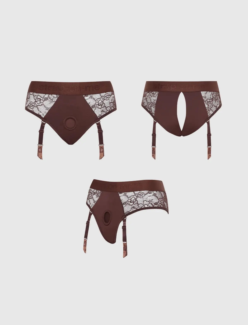 Harnais Lingerie Diva Chocolat strap-on-me