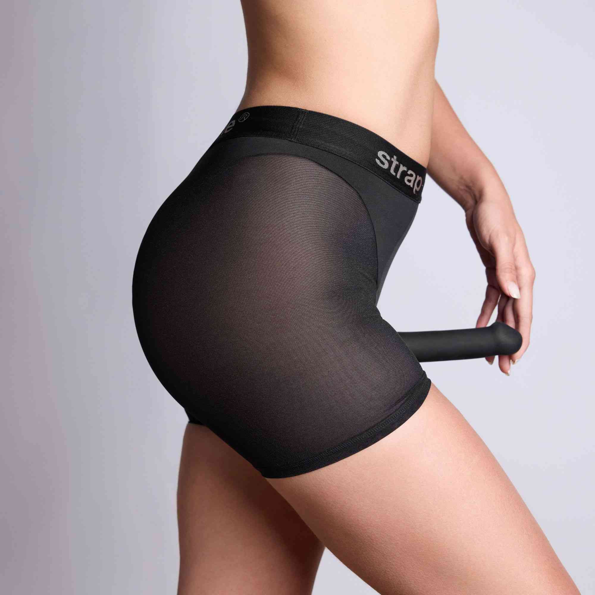 Harnais Lingerie Halo - Noir - strap-on-me®