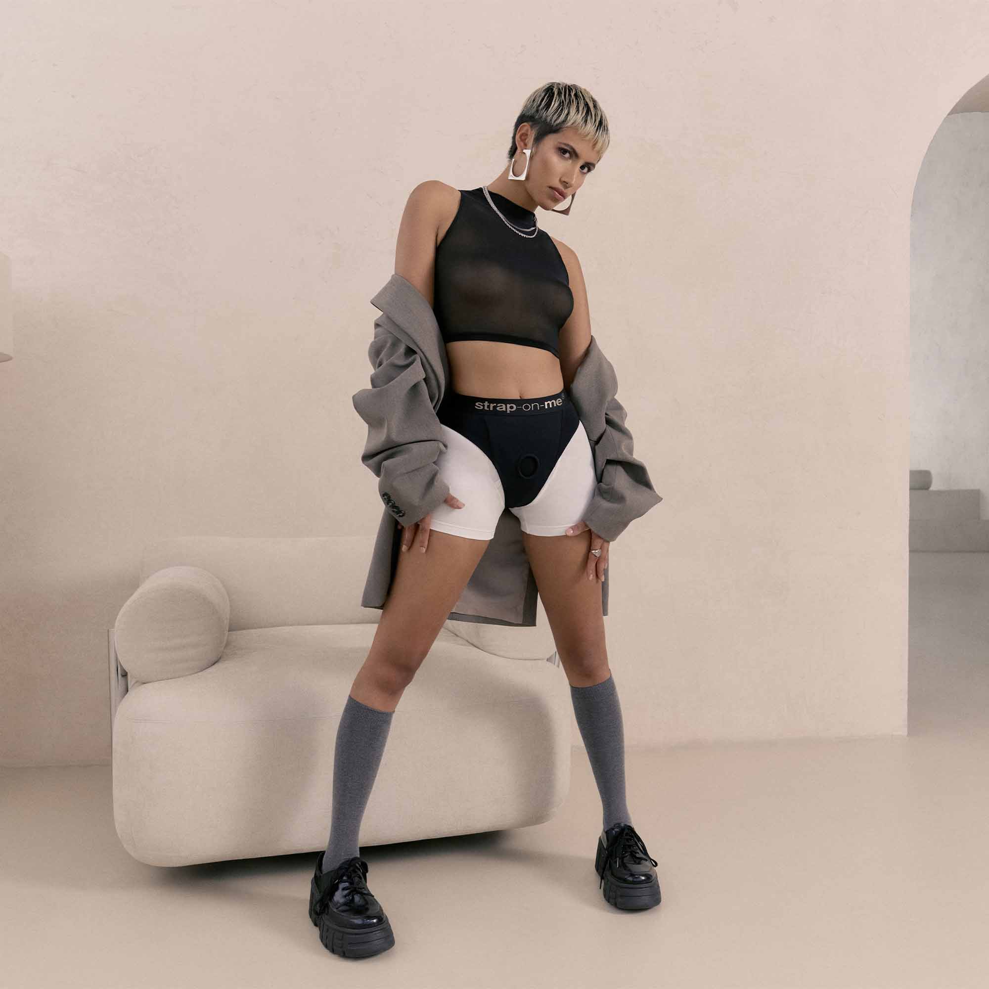 Harnais Lingerie Idole - Noir - strap-on-me®