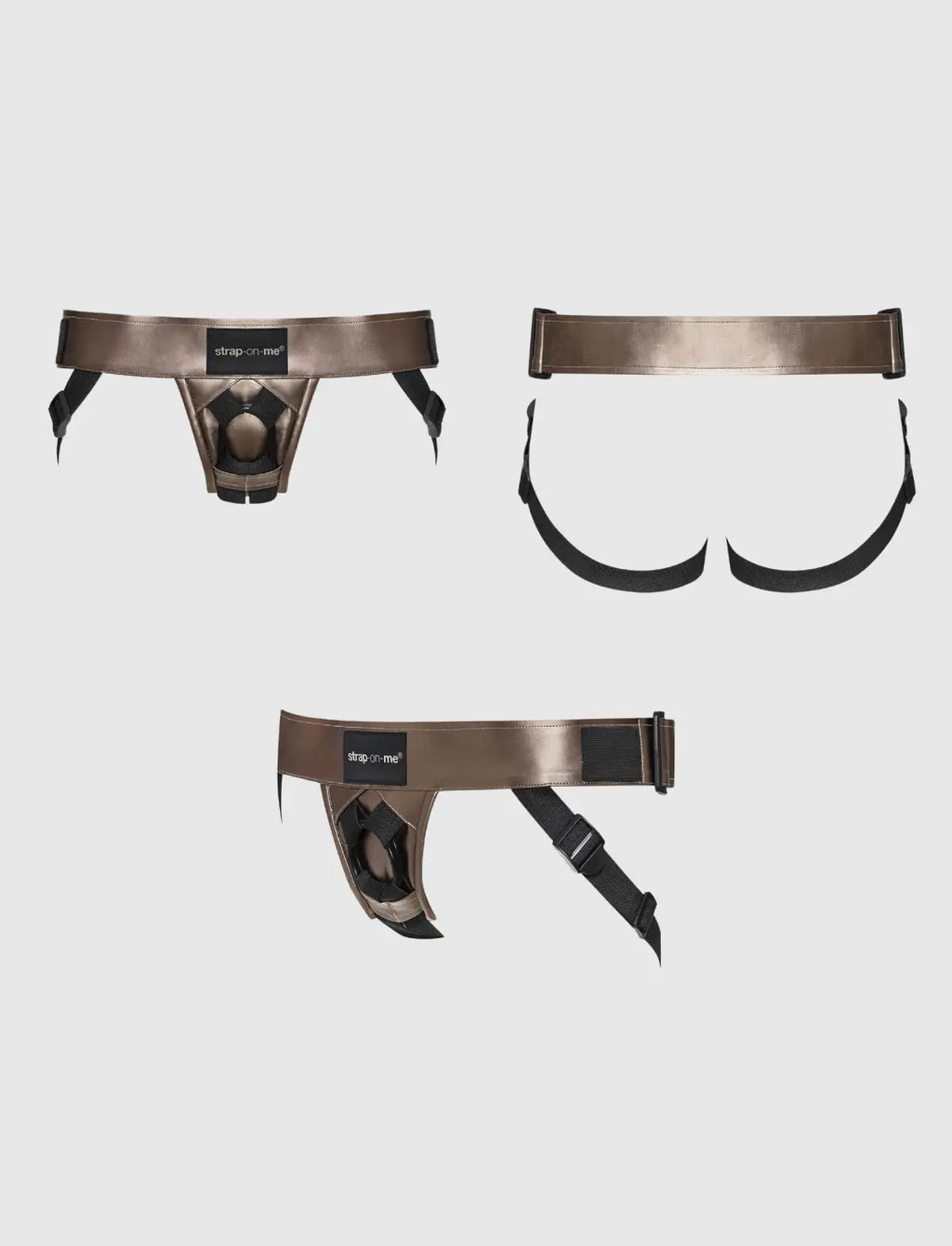 Harnais Similicuir Curious Bronze strap-on-me