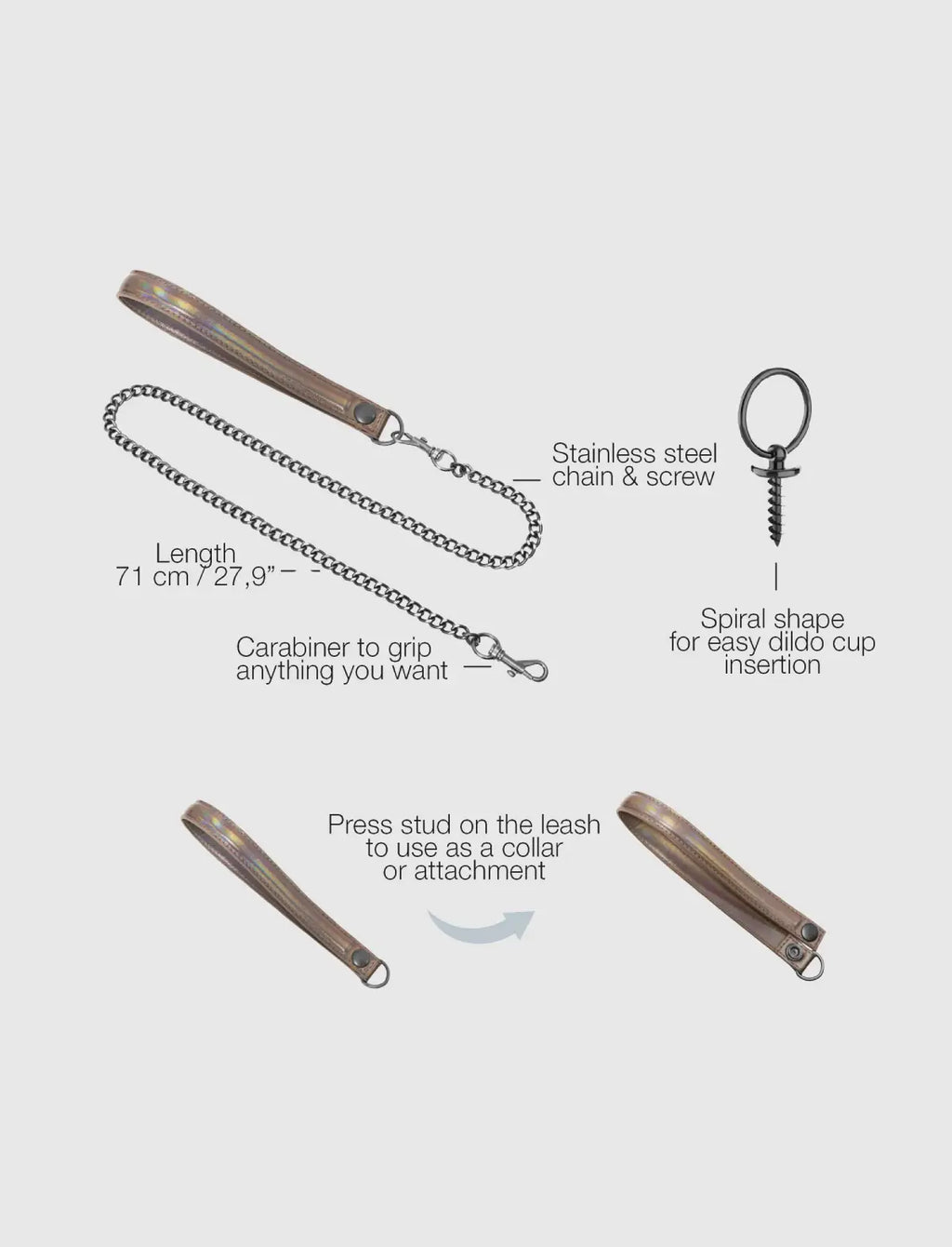 Laisse Dildo Ring Kit strap-on-me