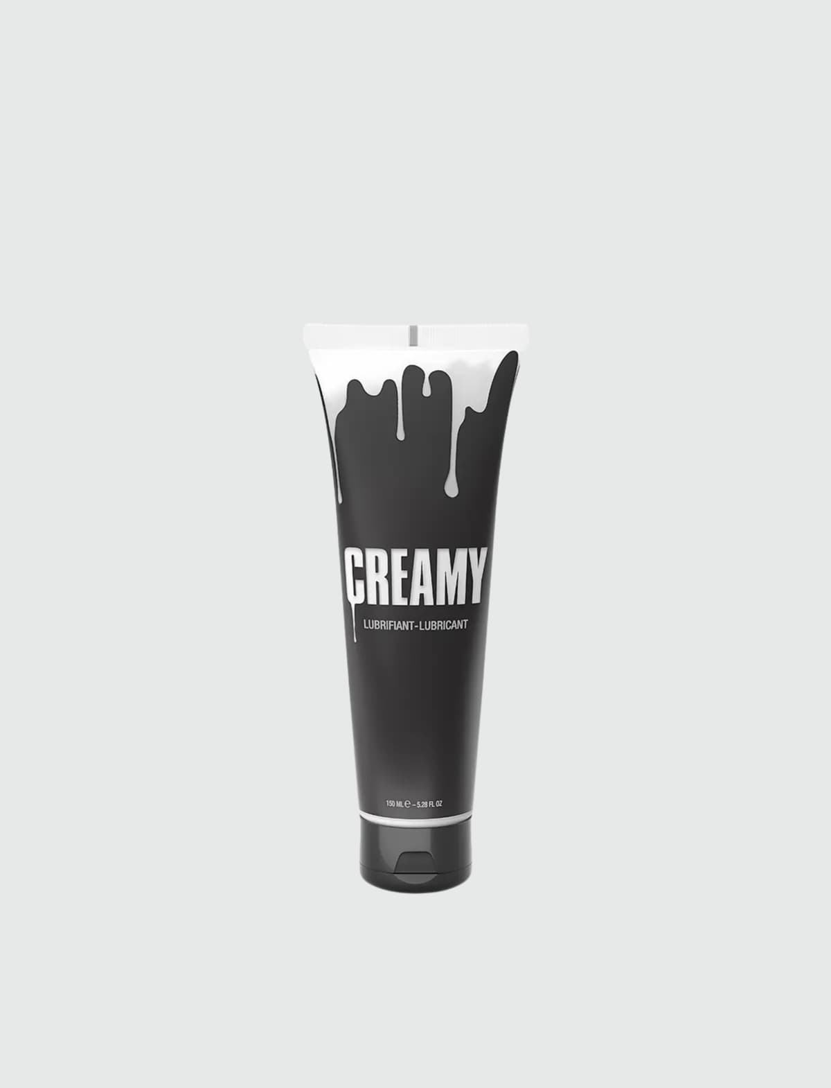 Creamy fake cum lubricant strap-on-me, realistic and moisturising creamy texture