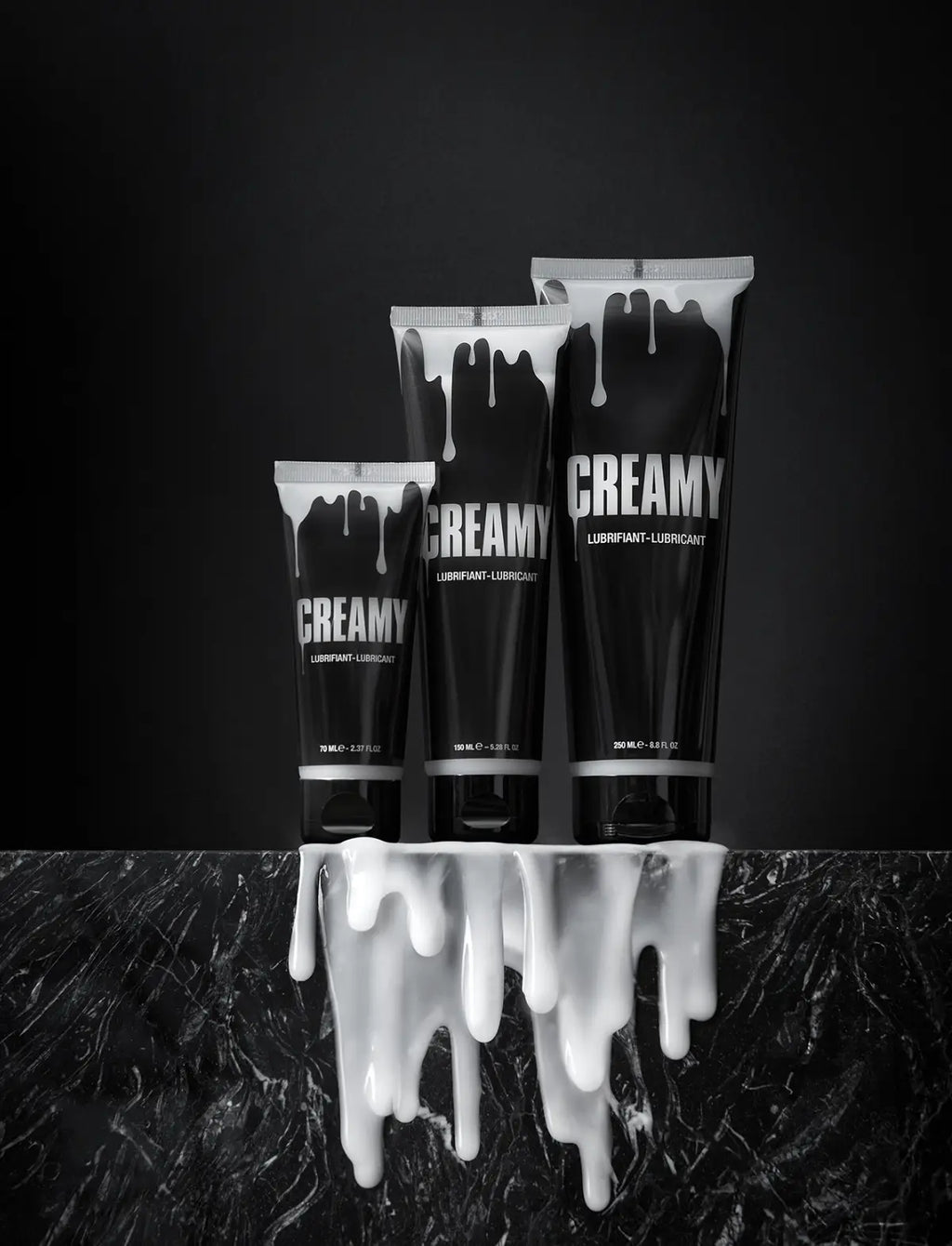 Lubrifiant effet faux sperme Creamy Strap-On-Me, texture crémeuse réaliste et hydratante