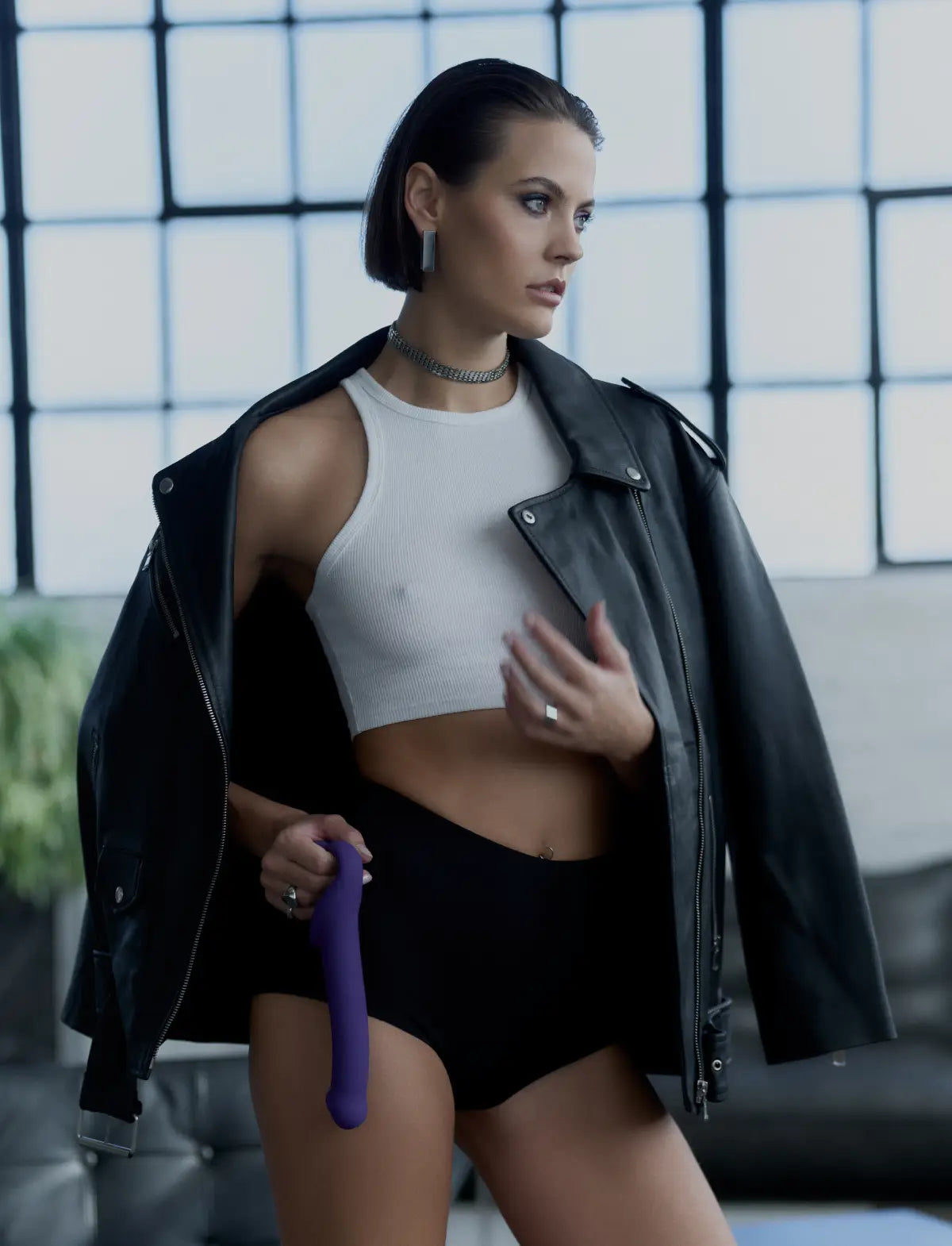 Strap-on classique – Nouvelle Version – Violet