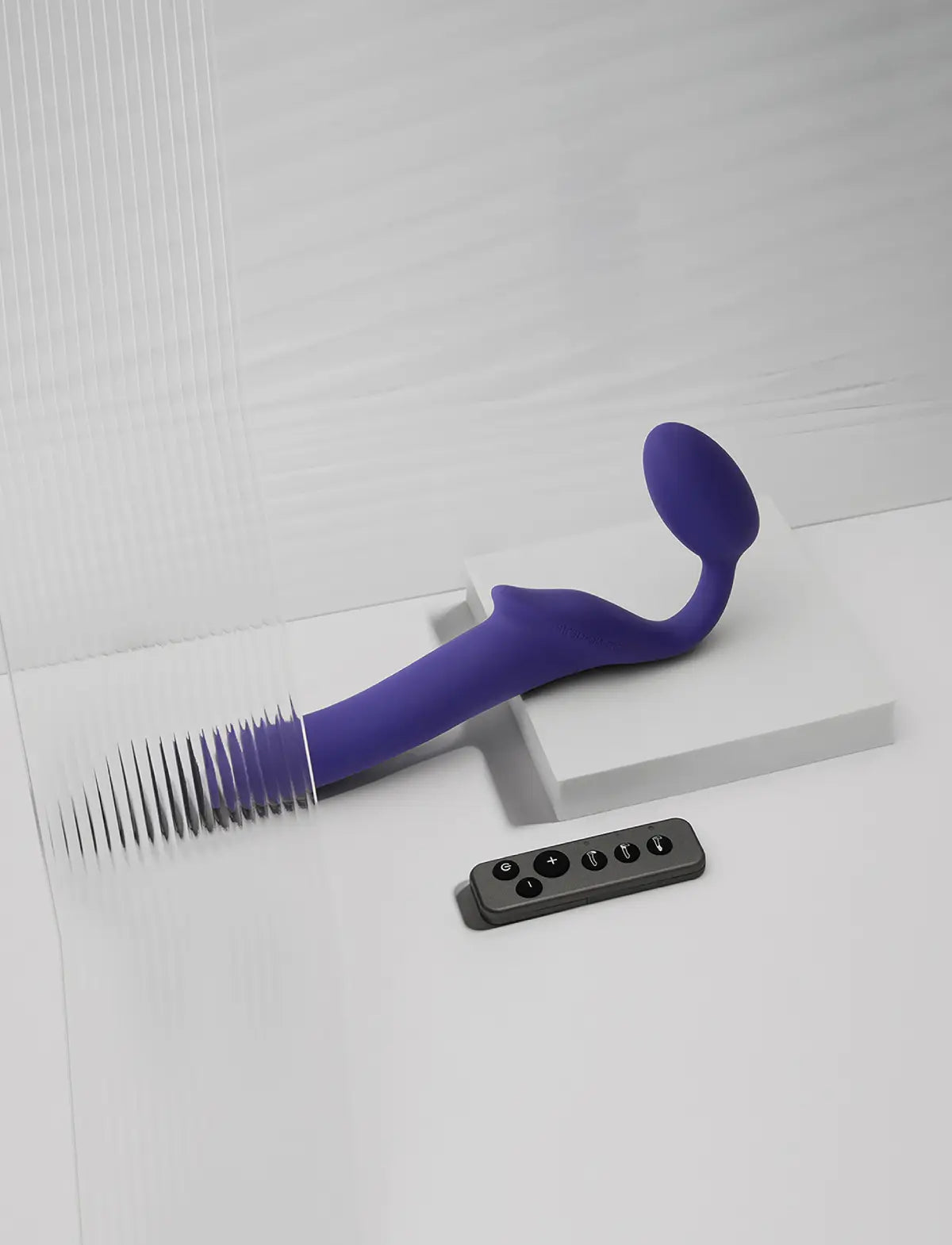 Remote Controlled Vibrating Strap-on with 3 Motors