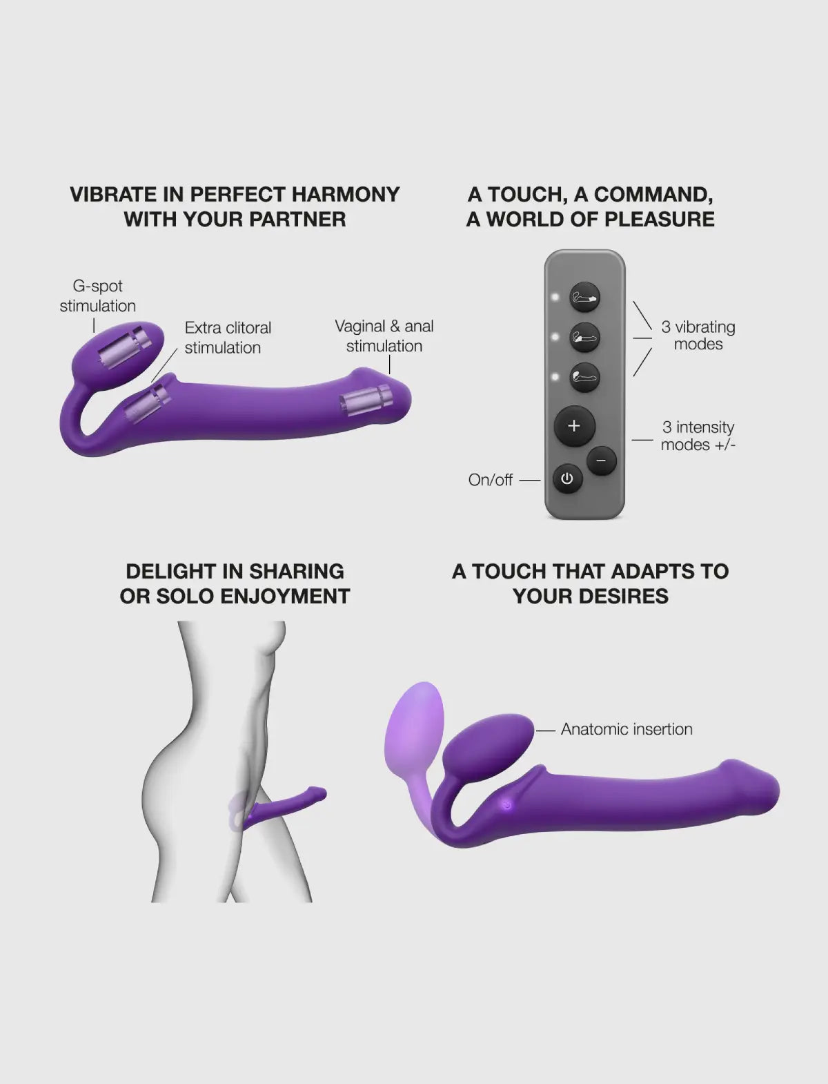 Vibrating Strap-On Dildo Perfect for Pegging strap-on-me Vibrating Strap-On Dildo Perfect for Pegging strap-on-me